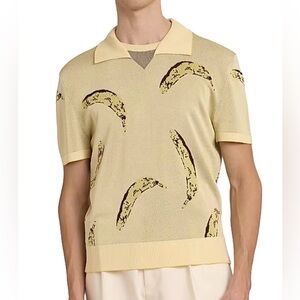 Jacquemus Marino Banana Knit Polo